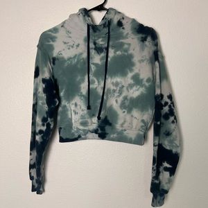 AGF - Tie Dye Crop Hoodie